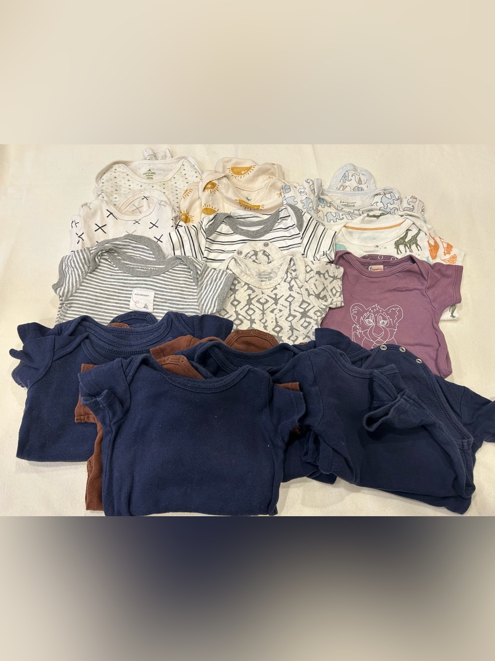 18 baby bodysuit bundle